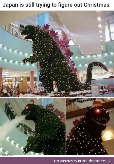 Japan is still trying to figure out Christmas. They know it has something to do with God..