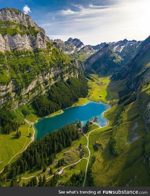 Beautiful Switzerland valleys
