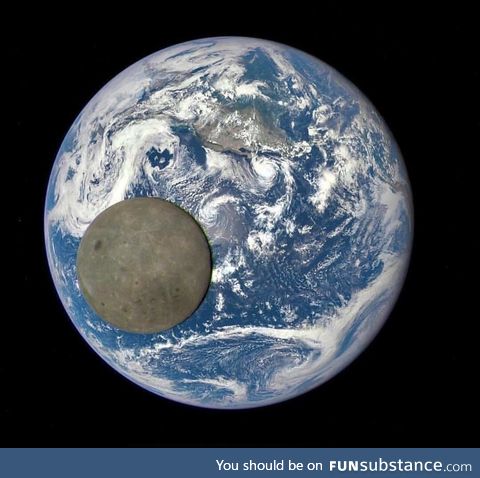 NASA Satellite Captures the Far Side of the Moon Transiting the Earth From 1 Million