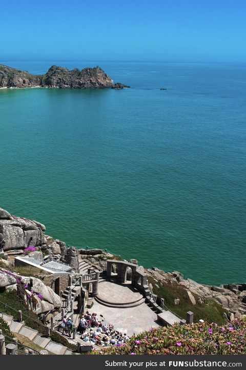 The open air Minack Theatre, England.