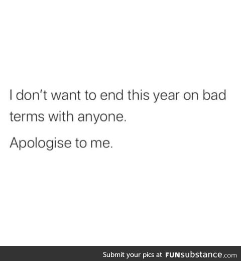 There’re actually a few people who haven’t apologized for shitty things they’ve done