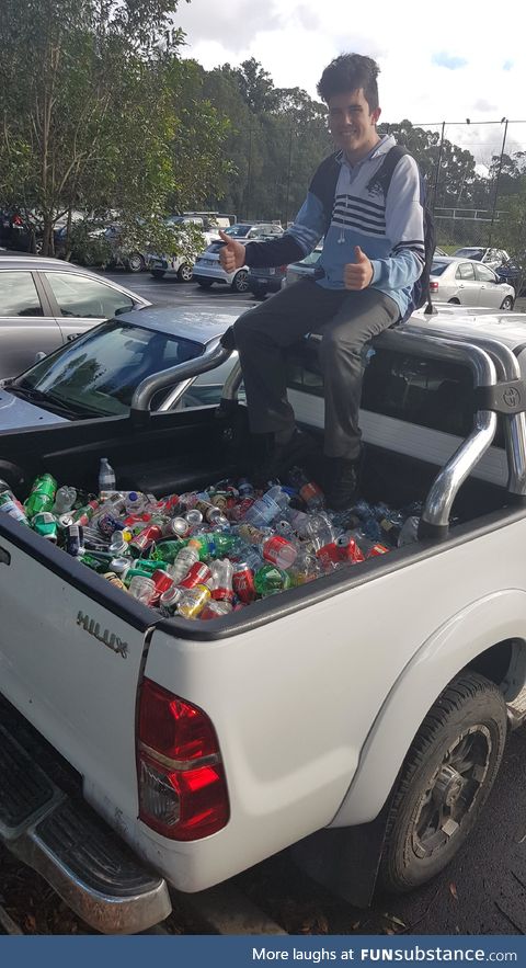 The amount of bottles we found in the bush was attrocious #trashtag