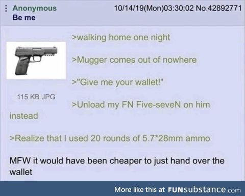 Accurate I have an FN 5.7 and this is true AF