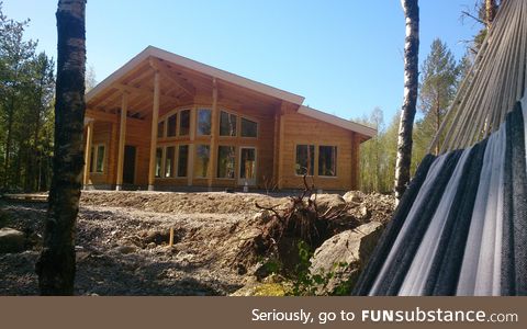 My Lodge in Finland Finally Nearing Completion