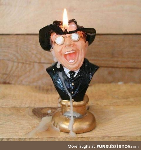 This awesome candle