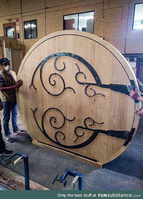 (Unfinished) Hobbit Door we are making at my job