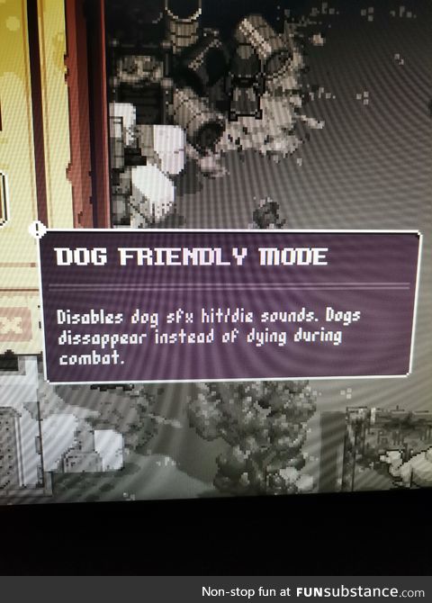 Dog friendly mode should be default prove me wrong