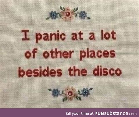 Panic at places other than the disco