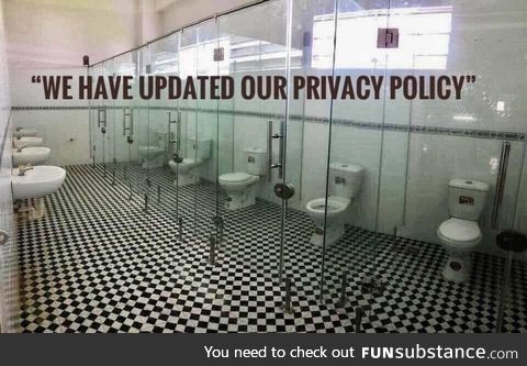 Privacy policy nowadays