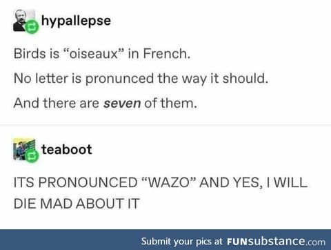 Learning French like ..