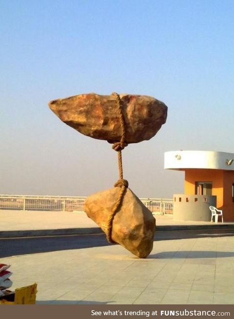 Sculpture at the Cairo airport
