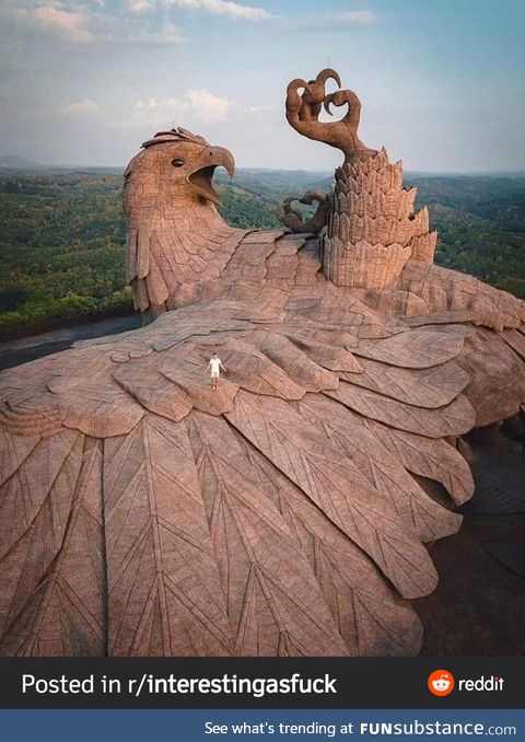 Largest bird sculpture on earth. 10 years in the making
