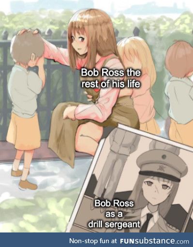 Bob Ross a bad motherfcker