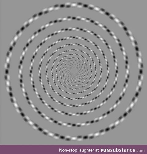 These are circles, not a spiral