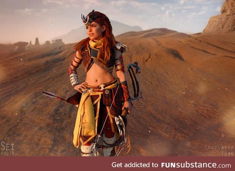 Aloy cosplay by Tophwei