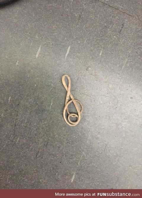 I dropped a rubber band on the floor and accidentally graduated from School of Music
