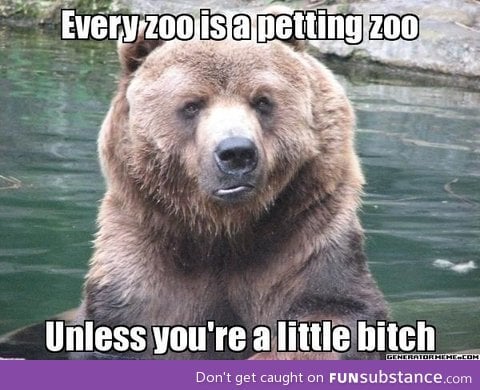 Every zoo is a petting zoo