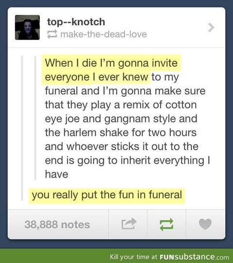 Funeral party