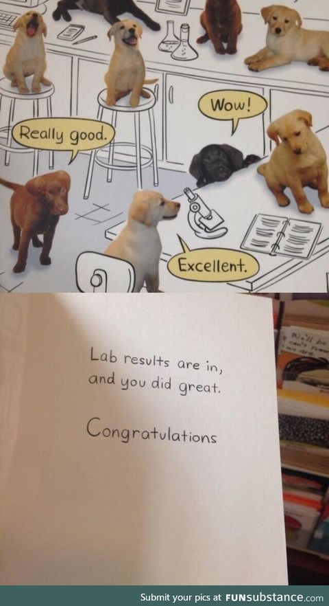 A card I found a few years ago still makes me laugh