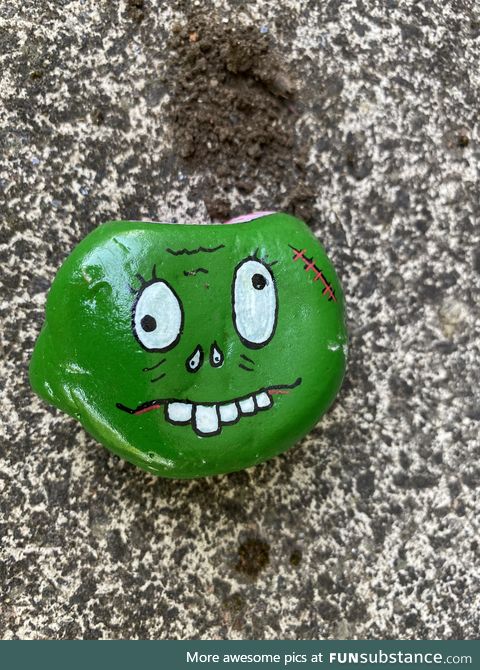 Someone keeps leaving stones like these around my village, I love them with a passion