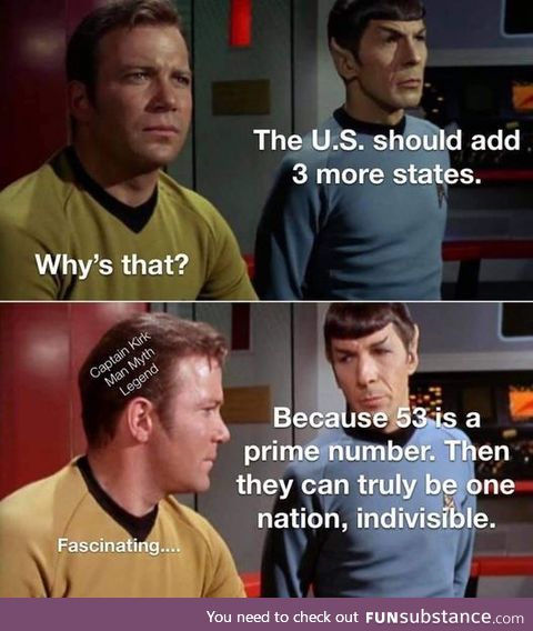 Spock knows ..