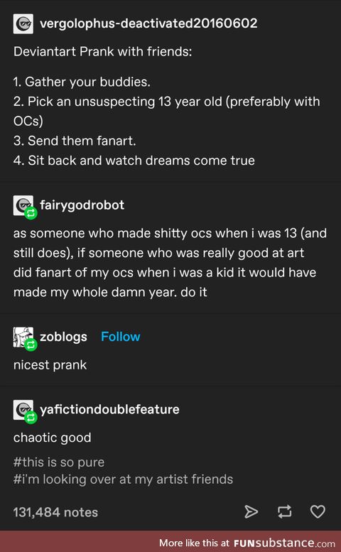 It’s just a prank, bro