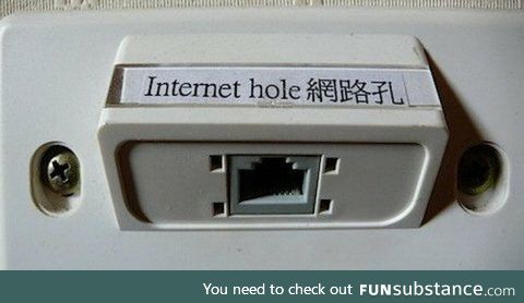 The internet hole