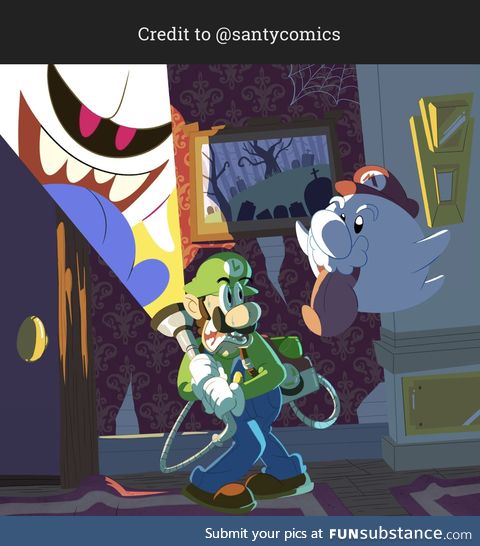 Some Luigi's Mansion love to kick off our Tuesday!
