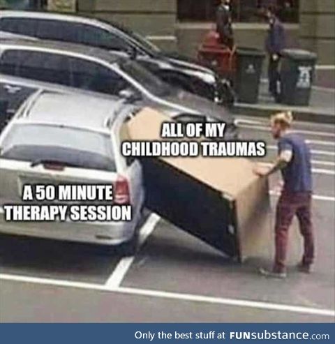 Nothing a 50 minute therapy session can't fix