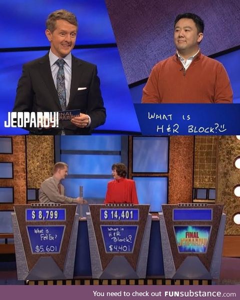 Jeopardy! Contestant teases legend Ken Jennings by jokingly writing the incorrect