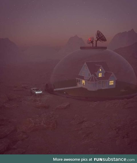 Future Mars Home 