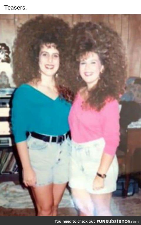 What fashion items/styles will we look back on like we do with this hairstyle?