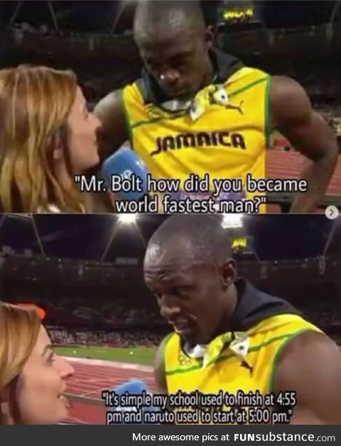Secret of Usain Bolt