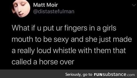 Be careful with horse girls