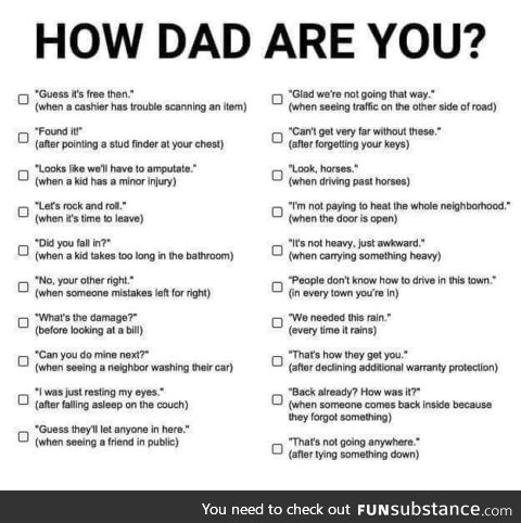 How dad are you?