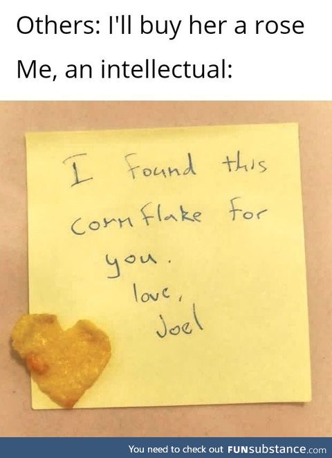 The frosted flake of love