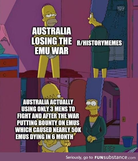 Emu war is bit dark