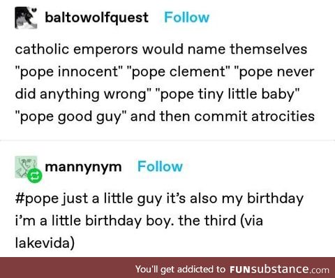 Pope-pourri