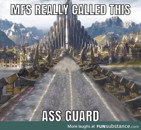 Ass guard looks cool