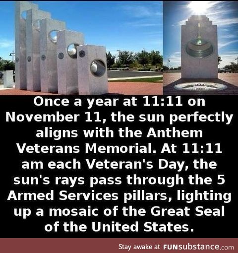 Anthem Veteran's Memorial 11:11 11-11