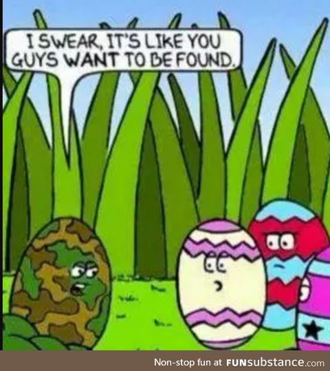 Easter Eggs want to be found