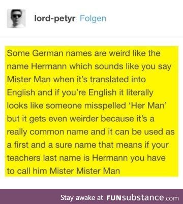 Fun facts about german, Pt. II.