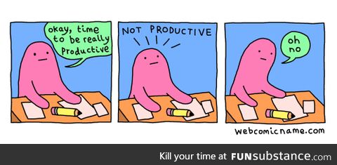 A lack of productivity