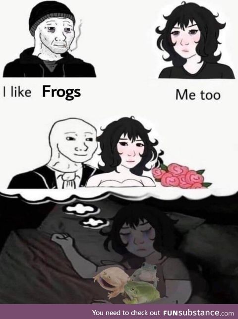 Frog ladies need to get a life