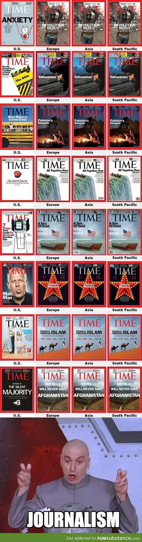 Probably the only time americans will see these covers
