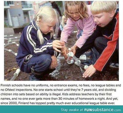 Finnish school are the best