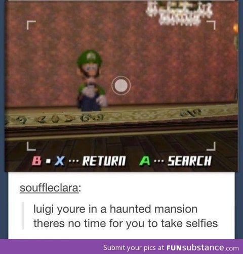 Get your shit together luigi!