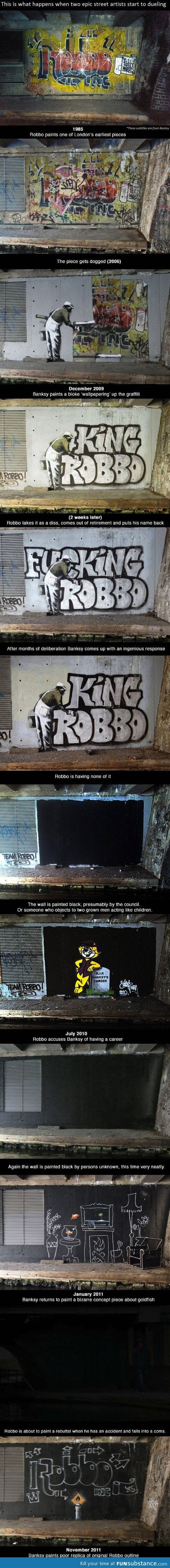 When Two Graffiti Artists Duel