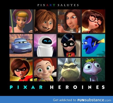 Pixar Heroines
