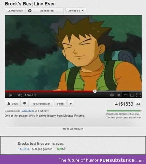 Brock's best lines